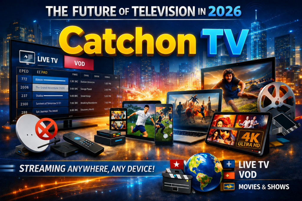 The Ultimate Guide to Catchon TV covering features setup benefits and streaming services on smart devices.